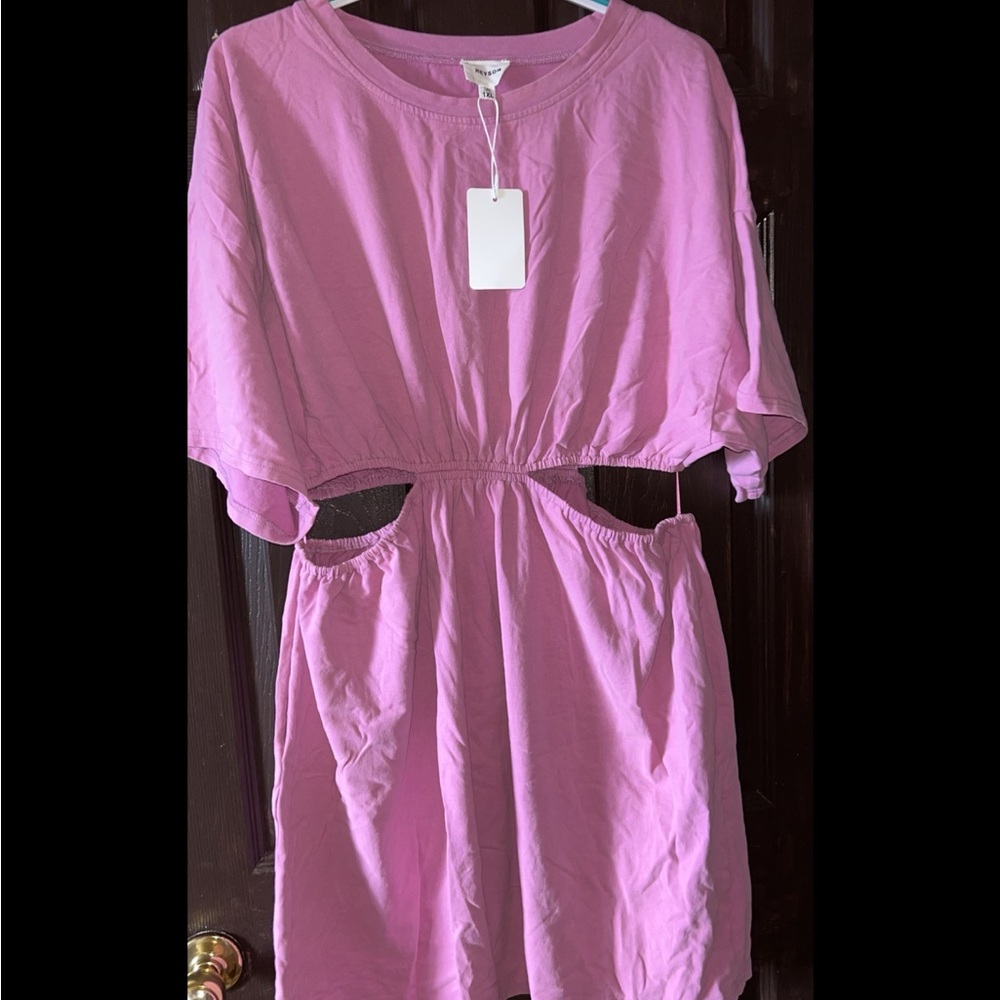 Pink Cutout Dress